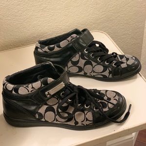 Coach high top sneakers